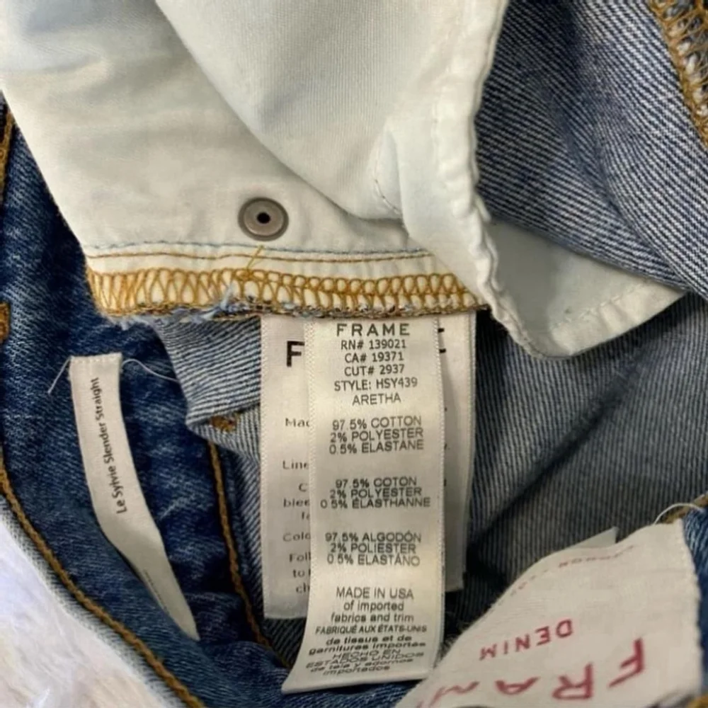 FRAME heritage le sylvie slender straight denim jeans size 26 - Picture 6 of 8
